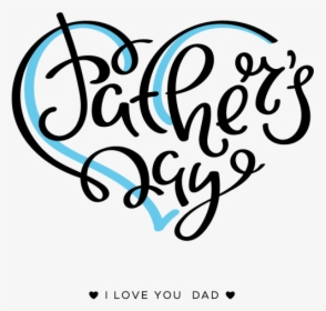 Clip Art Father Typography Dad Card - Transparent Background Father's Day, HD Png Download, Transparent PNG