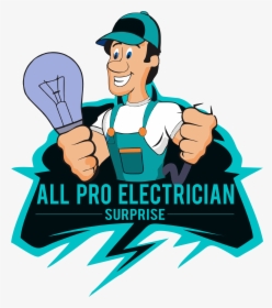 Electricity Clipart Electrical Repair - Clipart Logo Transparent Electrician, HD Png Download, Transparent PNG