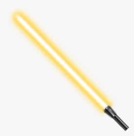 Star Wars Yellow Lightsaber Png - Darkness, Transparent Png, Transparent PNG