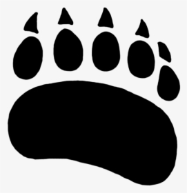 Bear Paw Clipart - Bear Paw Print Clip Art, HD Png Download, Transparent PNG
