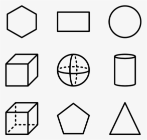 Shapes - Geometric Shapes Png Pack, Transparent Png, Transparent PNG
