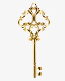 Golden Key Png - Golden Key Clipart Png, Transparent Png, Transparent PNG