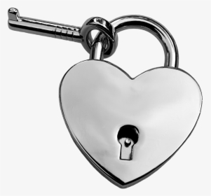 Heart, Key, And Lock Image - Transparent Heart Lock Png, Png Download, Transparent PNG