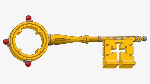 The Magic Door - Golden Key Clipart Png, Transparent Png, Transparent PNG