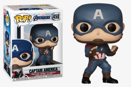 Funko Pop Avengers Endgame Captain America, HD Png Download, Transparent PNG