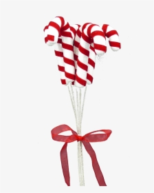 Candy Cane Pick Bundle - Candy Cane Christmas Pick, HD Png Download, Transparent PNG