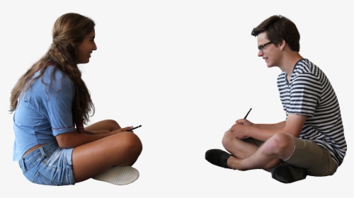 Png People Cutout Sit , Png Download - Person Sitting Png, Transparent Png, Transparent PNG