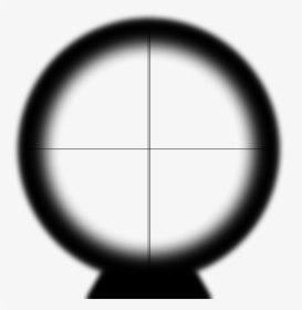 Transparent Crosshair Real Sniper - Circle, HD Png Download, Transparent PNG