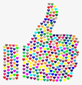 Area,line,thumb Signal - Thumbs Up Background Png, Transparent Png, Transparent PNG
