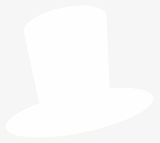 Transparent Tophat Png - White Top Hat Clipart, Png Download, Transparent PNG