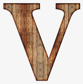 Wooden Capital Letter V, HD Png Download, Transparent PNG