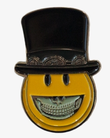 Smiley Top Hat Pin - Slash Top Hat Smiley, HD Png Download, Transparent PNG