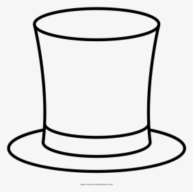 Top Hat Coloring Page Ultra Pages - Magician Hat Coloring Page, HD Png Download, Transparent PNG