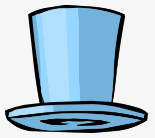 Official Club Penguin Online Wiki - Blue Top Hat Clipart, HD Png Download, Transparent PNG
