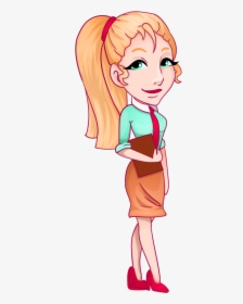 Office Women Vector Png Transparent Image - Lady Clipart Png Transparent, Png Download, Transparent PNG