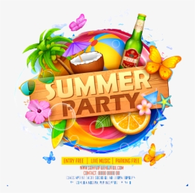 Summer Party Png Image Download - Summer Party Logo Png, Transparent Png, Transparent PNG
