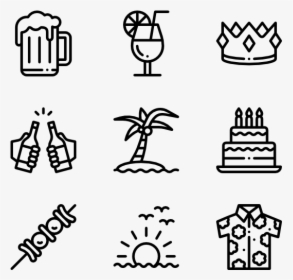 Summer Party - Railway Icons, HD Png Download, Transparent PNG