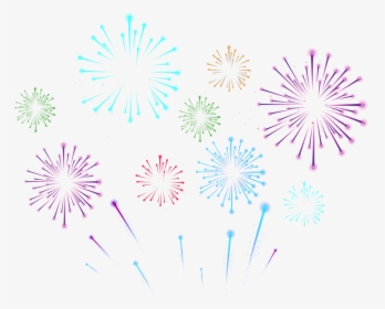 Fireworks Clip Art - Transparent Background Fireworks Clipart, HD Png Download, Transparent PNG