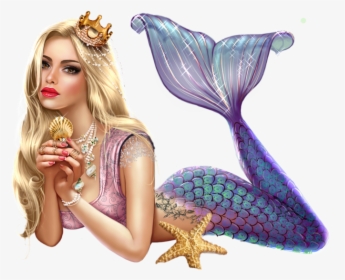 Mermaid Png - Illustratie Girls, Transparent Png, Transparent PNG