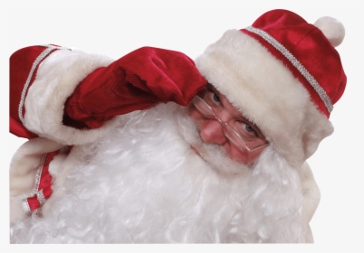 Santa Claus Close Up - Santa Claus Transparent Background, HD Png Download, Transparent PNG