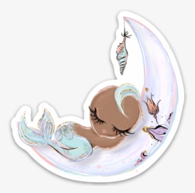 Baby Mermaid Stickers Png, Transparent Png, Transparent PNG