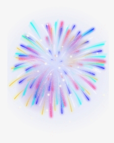 Fireworks Neon Colorful Floral Sparkle - Neon Firework Transparent Background, HD Png Download, Transparent PNG