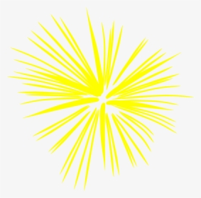 Yellow Clipart Firework - Fireworks Clip Art, HD Png Download, Transparent PNG