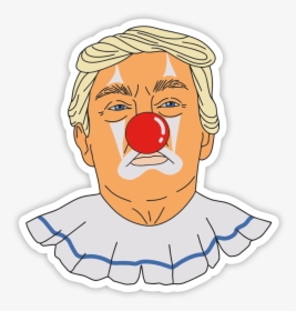 Donald Trump Clown Sticker, HD Png Download, Transparent PNG