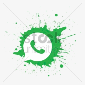 Whatsapp Logo Png Download - Whats App Splash Logo, Transparent Png, Transparent PNG