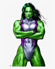 She Hulk Png Clipart Image - Ronda Rousey She Hulk, Transparent Png, Transparent PNG