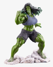Marvel Artfx She Hulk - She Hulk Figure, HD Png Download, Transparent PNG