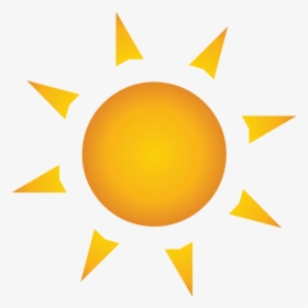 Sun Rays Clipart - Cute Clip Art Sun, HD Png Download, Transparent PNG