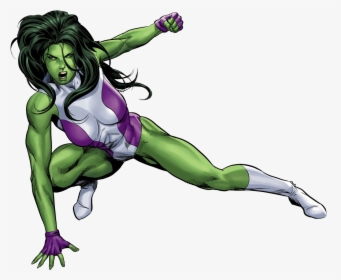 Download She Hulk Png Photos - She Hulk Marvel Cartoon, Transparent Png, Transparent PNG