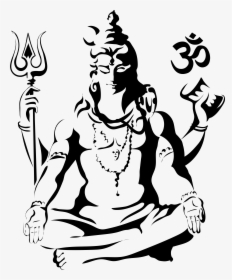 Shiva Drawing Modern Day, HD Png Download, Transparent PNG