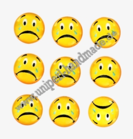 Emoji Cabochon, 14 Mm, Crying Face - Smiley, HD Png Download, Transparent PNG