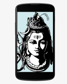 Lord Shiva Black And White, HD Png Download, Transparent PNG
