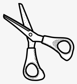 Scissors Black And White, HD Png Download, Transparent PNG