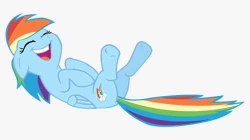 Crying Emoji Emoticon Transparent Png Svg - My Little Pony Rainbow Dash Laughing, Png Download, Transparent PNG