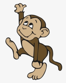 Monkey Cartoon Clip Art - Animated Monkeys Transparent Background, HD Png Download, Transparent PNG