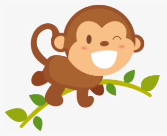 Monkey Clip Art - Bebe Monos Dibujos Animados, HD Png Download, Transparent PNG