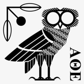 Drawn Illuminati Owl - Owl Of Minerva Art, HD Png Download, Transparent PNG