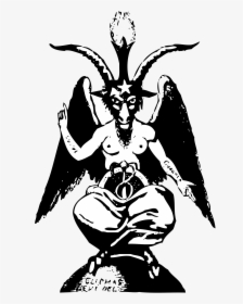Of Symbol Satanism Theistic Satan Church Baphomet Clipart - Transparent Baphomet Png, Png Download, Transparent PNG