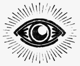 #eye #eyeoftruth #illuminati #ocultic #ocultism #supculture - Black And White Eye Tattoo, HD Png Download, Transparent PNG