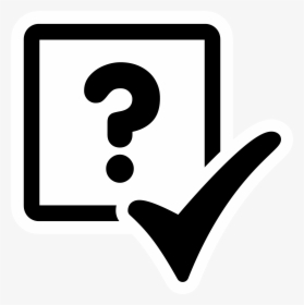 Mono Test It Clip Arts - Check Box Question Mark, HD Png Download, Transparent PNG
