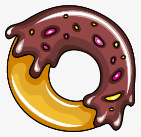 Vector Delicious Chocolate Donut - Donut Vector Png, Transparent Png, Transparent PNG