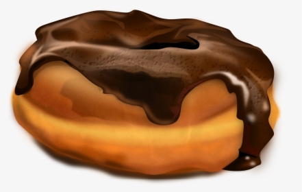 Chocolate Donut Clip Arts - Boston Cream Donut Hd, HD Png Download, Transparent PNG