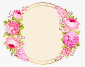 Free Png Download Etiquetas Vintage Flores Png Images - Flower Circle Frame Png, Transparent Png, Transparent PNG