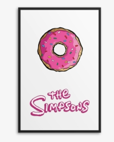 The Simpsons Donut Png - Homer's Donut, Transparent Png, Transparent PNG