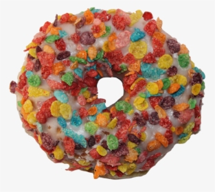 Donut Covered On Cereals, HD Png Download, Transparent PNG
