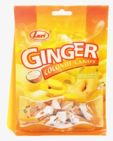Candy Ginger With Coconut Lari, HD Png Download, Transparent PNG